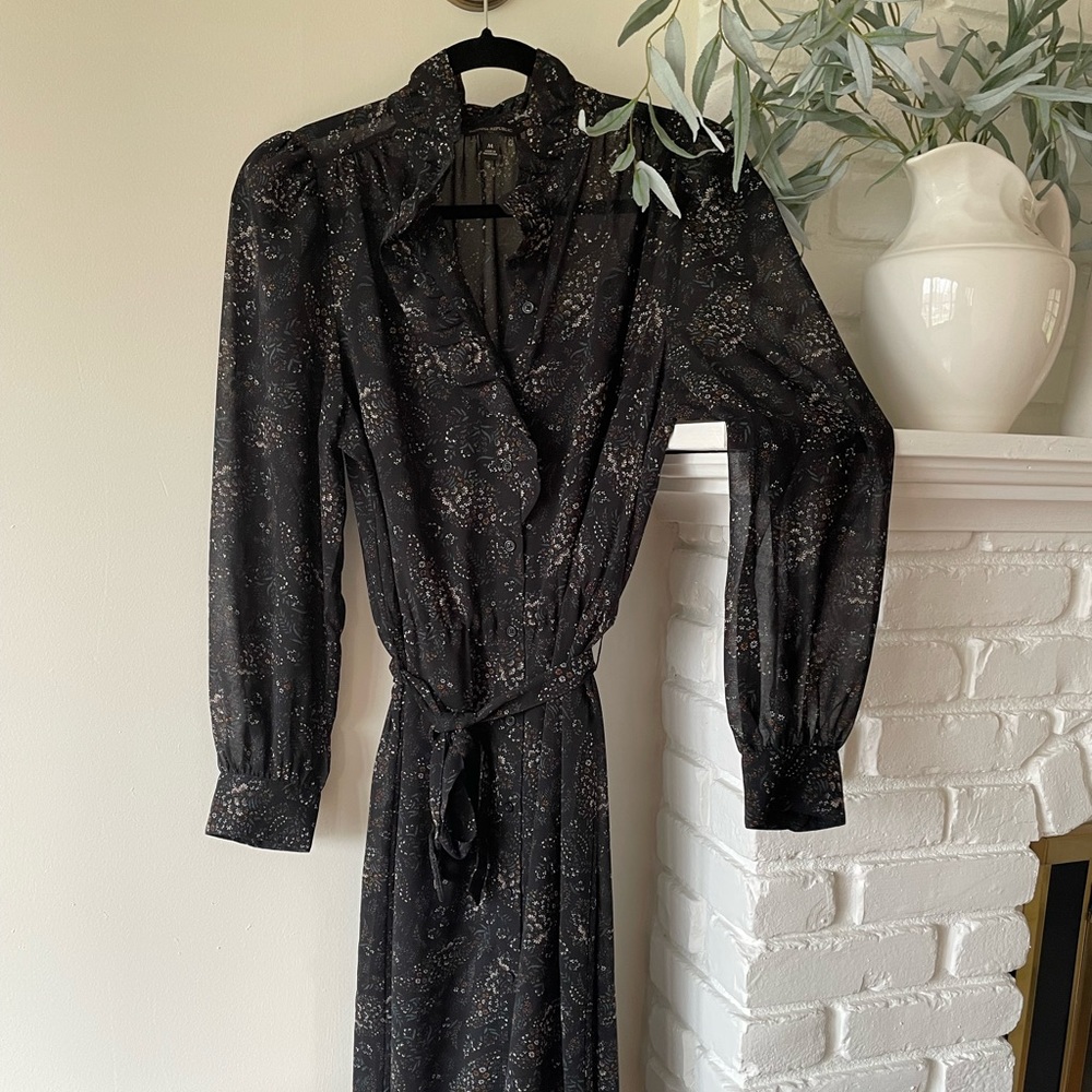 Banana Republic Ruffle Placket dress